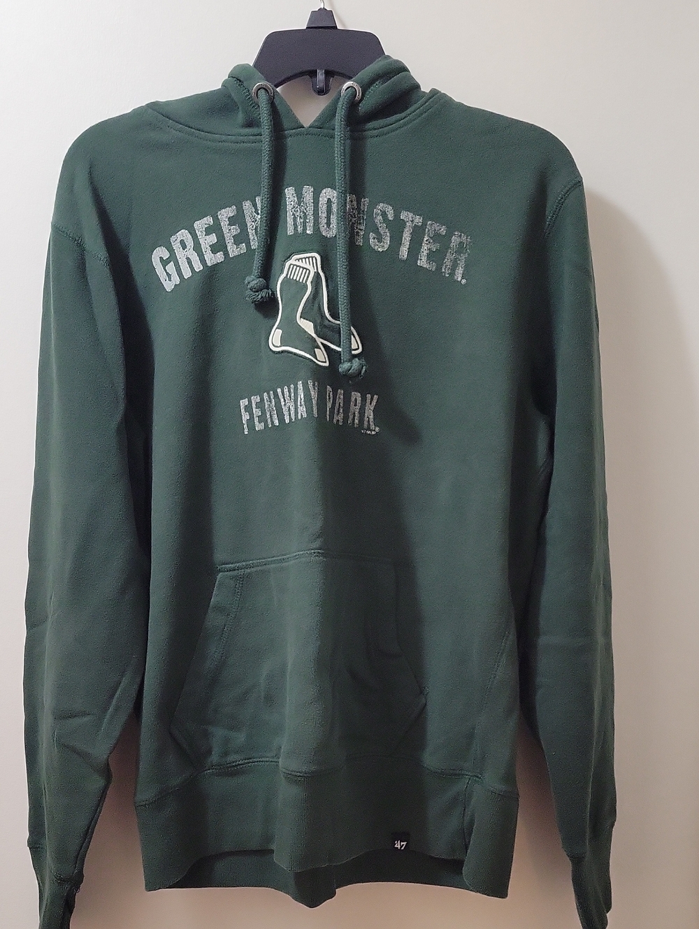 Green Pullover Hoodie with 'Green Monster' Fenway Graphic